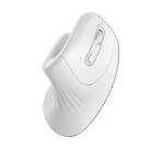 NILOX TECH - Mouse Verticale, connessione wireless con dongle 2.4 Ghz, 3200DPI, 6 tasti con silent click, funziona con pile AA(non incluse)