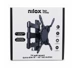 NILOX TECH - Staffa da parete per TV, extra slim, ideale per TV dai 13" ai 42", portata massima 20KG, Compatibile VESA: 75x75, 100x100, 200x100, 200x200