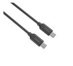 NILOX TECH - Caricatore GaN 65W 2x USB-C, cavo USB-C da 2 metri incluso
