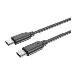 NILOX TECH - Caricatore GaN 65W 2x USB-C, cavo USB-C da 2 metri incluso
