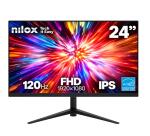 NILOX TECH - Monitor 24" 120Hz/IPS/Multimedia/Full HD/HDMI/VGA/ENERGY STAR