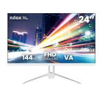 NILOX TECH - Monitor 24" 144Hz/Full HD/HDMI/VGA - Bianco