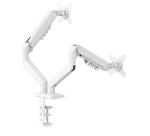 NILOX TECH - Supporto a doppio braccio per monitor da 15” a 32”