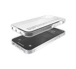 SUPERDRY - Cover trasparente con logo Superdry colore argento bordi rialzati compatibile con Apple iPhone 12 Mini