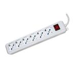 Multipresa 6 prese 2P+T 10/16 P40 con interruttore