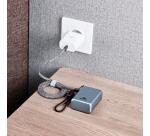 VA1031 10000 mAh Turbo dark grey EU AVS PD 40W Power Bank with smart TFT display with USB-C Cable  12/24