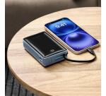 RIVACASE VA1097 20000 mAh  EU PD 65W Power Bank with built-in Cable for Laptops  12/24