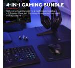 GXT 792 QUADROX SET TASTIERA, MOUSE, CUFFIA, MOUSEPAD GAMING 4-IN-1 - LAYOUT ITALIANO - NERO