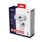 Trust 26180 webcam 2560 x 1440 pixels USB White