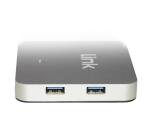 LINK - HUB 4 PORTE USB 3.0 CON ALIMENTATORE