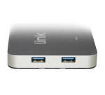 LINK - HUB 4 PORTE USB 3.0 CON ALIMENTATORE