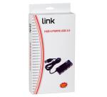 HUB 4 PORTE USB 2.0 CON CAVO