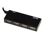 HUB 4 PORTE USB 2.0 CON CAVO