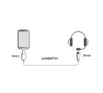 ADATTATORE USB-C MASCHIO - JACK AUDIO 3 5MM FEMMINA