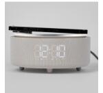 Specchio  lampada orologio sveglia cassa bluetooth GRAY