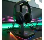 SPYCO - STAND PER CUFFIE GAMING RGB CON 2 PORTE USB