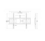 UNIVERSAL FLAT WALL MOUNT FOR 40-75  SCREENS