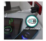 CARICATORE DA MURO 20W USB-C/A PD
