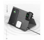 Rock - Caricatore Wireless 3 in 1 da Scrivania