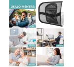 LINK - KIT DA 2 PEZZI CUSCINO LOMBARE CON RETINA PER UFFICIO