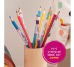 Etichette per penne smile  50x10mm  15 etichette per foglio  adesivo permanente  scrivibili a mano  confezione da 2 fogli