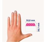 Indici segna pagina adesivi 50 8x38 1mm  24 indici  4 colori misti puntinati