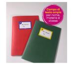 Etichette per la scuola  libri/quaderni  smile  68x46mm  4 etichette per foglio  adesivo permanente  confezione da 2ff