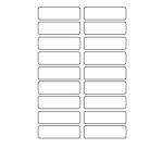 AVERY Etichette per tessuti applicabili senza ferro da stiro, resistenti alla lavatrice, scrivibili a mano, 2 fogli