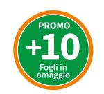 ETICHETTE BIANCHE ADESIVE 105X148MM  4 ETICHETTE PER FOGLIO           PERMANENTE  LASER/INKJET  CONFEZIONE DA 100 +10 FF OMAGGIO
