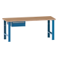 LISTA - Établi 27x36E (LxPxH) 2000x750x840mm 1 tiroir (1x150) 75kg multiplex KEY Lock Bleu clair RAL 5012