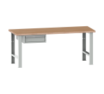 Lista - Établi 1 tiroir plateau en multiplex  P 75 cm