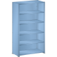 LISTA - Rayonnage universel L1006 unité de base (LxPxH) 1000x350x1800mm 6 rayons lisse (80kg) Bleu clair RAL 5012