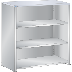 LISTA - Buffet L1006 (LxPxH) 1000x350x1100mm résine synthétique (80kg) Gris clair RAL 7035