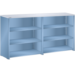 Rayonnage universel double Lista L 1006 - H 110 x L 200 x P 35 - résine synthétique