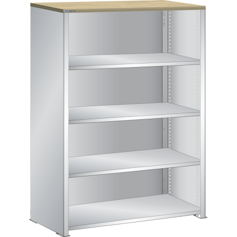 LISTA - Buffet L1006 (LxPxH) 1000x350x1450mm multiplex (80kg) Gris clair RAL 7035