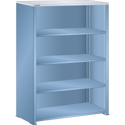 LISTA - Buffet L1006 (LxPxH) 1000x350x1450mm résine synthétique (80kg) Bleu clair RAL 5012