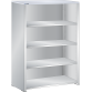 LISTA - Buffet L1006 (LxPxH) 1000x350x1450mm résine synthétique (80kg) Gris clair RAL 7035
