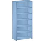 Lista Rayonnage universel L1006 avec parois et étagères lisses charge 80 Kg