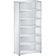 LISTA - Rayonnage universel L1006 unité de base (LxPxH) 1000x350x2200mm 7 rayons lisse (80kg) Gris clair RAL 7035