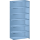 LISTA - Rayonnage universel L1006 unité annexe (LxPxH) 1000x350x2200mm 7 rayons lisse (80kg) Bleu clair RAL 5012