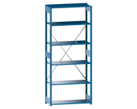 Lista - Rayonnage universel L1006 avec étagères à fentes charge 160 Kg