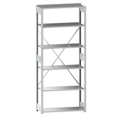 Lista - Rayonnage universel L1006 avec étagères à fentes charge 220 Kg