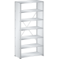 LISTA - Rayonnage universel L1006 unité de base (LxPxH) 1000x350x2200mm 7 rayons lisse (80kg) Gris clair RAL 7035