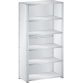 LISTA - Rayonnage universel L1006 unité de base (LxPxH) 1000x350x2000mm 6 rayons lisse (80kg) Gris clair RAL 7035