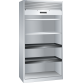 LISTA - Armoire à rideau (LxPxH) 1000x580x1950mm 2 rayons, 2 rayons extensibles KEY Lock Gris clair RAL 7035