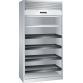 LISTA - Armoire à rideau (LxPxH) 1000x580x1950mm 2 rayons, 4 rayons extensibles KEY Lock Gris clair RAL 7035