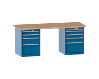 LISTA - Établi 27x36E (HxLxP) 84 x 200 x 75 cm Multiplex KEY Lock R5012
