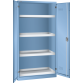 LISTA - Armoire de sûreté environnementale (LxPxH) 1000x500x1950mm 4 bacs de rétention 20l KEY Lock Bleu clair RAL 5012