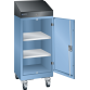 LISTA - Pupitre position debout mobile (LxPxH) 500x500x1320mm KEY Lock fermeture identique 2C 1 Bleu clair RAL 5012