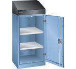 Pupitre Lista position debout, porte battante à fermeture à clé